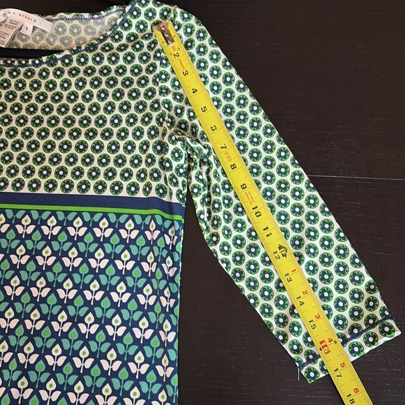 Max Studio Floral Patterned slip on three quarter sleeve dress size S - Picture 8 of 8